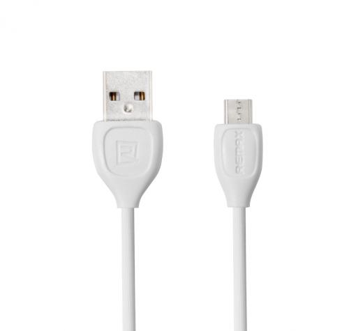 Оригинален USB REMAX Lesu Data кабел RC-050a 1m / USB Charging Data Cable / Type C - бял — снимка 2
