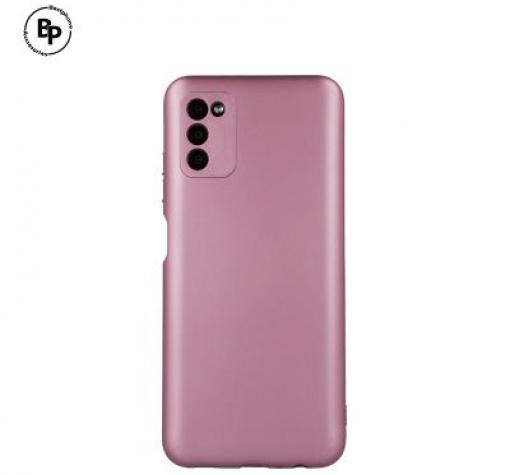 Силиконов калъф / гръб / Metallic Cover кейс за Samsung Galaxy A34 Pink - розов