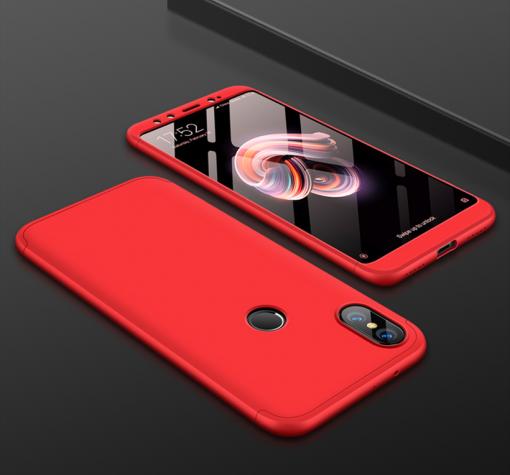Твърд гръб Magic Skin 360° FULL за Xiaomi Mi A2 / Mi 6X - червен