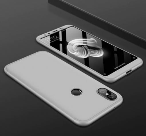 Твърд гръб Magic Skin 360° FULL за Xiaomi Mi A2 / Mi 6X - сребрист