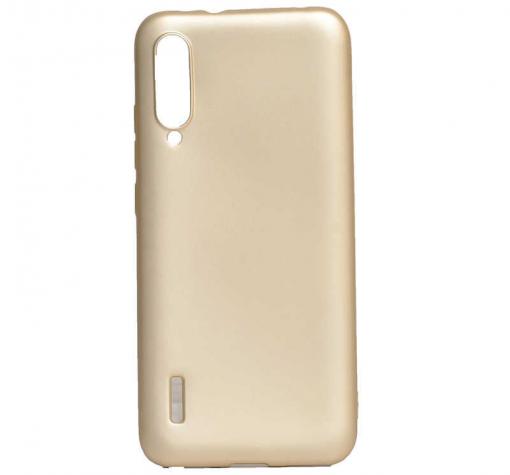 Силиконов калъф / гръб / TPU за Xiaomi Mi A3 - златист / мат