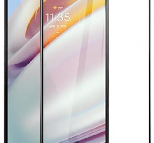 5D full cover Tempered glass Full Glue screen protector Motorola Moto G60 / Извит стъклен скрийн протектор с лепило от вътрешната страна за Motorola Moto G60 - черен — снимка 2