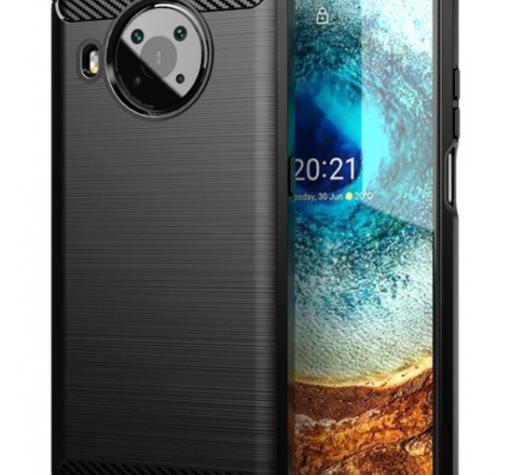 Силиконов калъф / гръб / TPU за Nokia X10 - черен / carbon