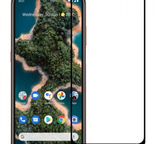 5D full cover Tempered glass Full Glue screen protector Nokia X20 / Извит стъклен скрийн протектор с лепило от вътрешната страна за Nokia X20 - черен — снимка 2
