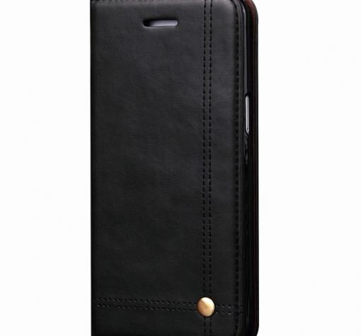 Луксозен кожен калъф Flip тефтер Prestige Book със стойка за Huawei P20 - черен / Flexi
