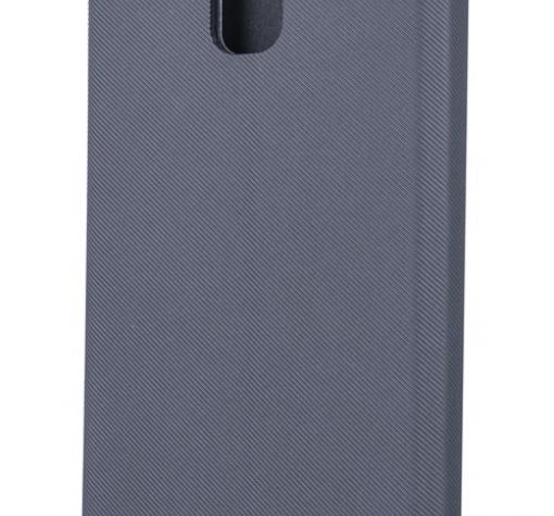 Луксозен кожен калъф Flip тефтер със стойка VIVA Smart Case за Huawei P Smart 2019 - тъмно сив — снимка 3