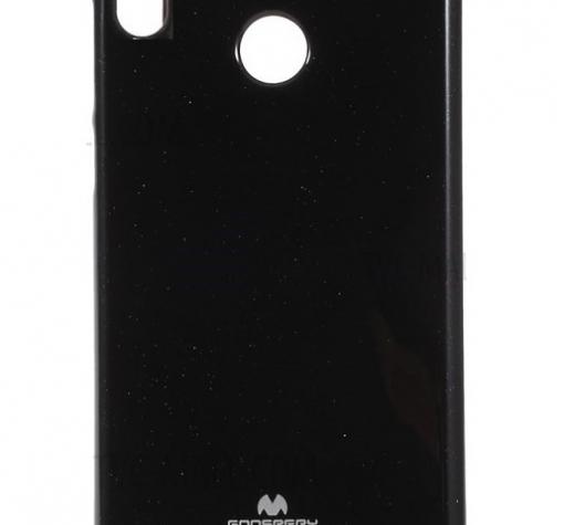 Луксозен силиконов калъф / гръб / TPU Mercury GOOSPERY Jelly Case за Huawei P Smart 2019 - черен