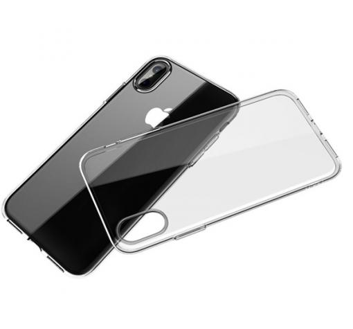 Луксозен силиконов калъф / гръб / TPU 2.0mm за Apple iPhone X / iPhone XS - прозрачен — снимка 2