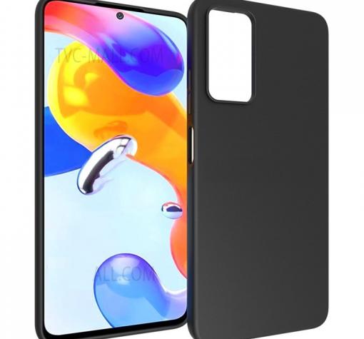 Силиконов калъф / гръб / TPU кейс за Samsung Galaxy A03 - черен / мат