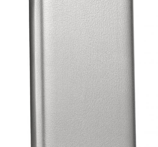Луксозен кожен калъф Flip тефтер със стойка OPEN за Samsung Galaxy A32 4G - сребрист