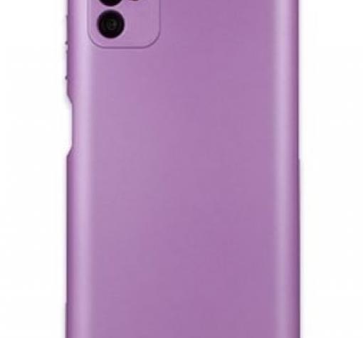 Силиконов калъф / гръб / TPU кейс Metallic Cover за Samsung Galaxy S22 Ultra 5G - лилав
