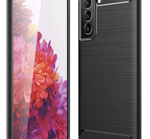 Силиконов калъф / гръб / TPU кейс за Samsung Galaxy S22 - черен / carbon
