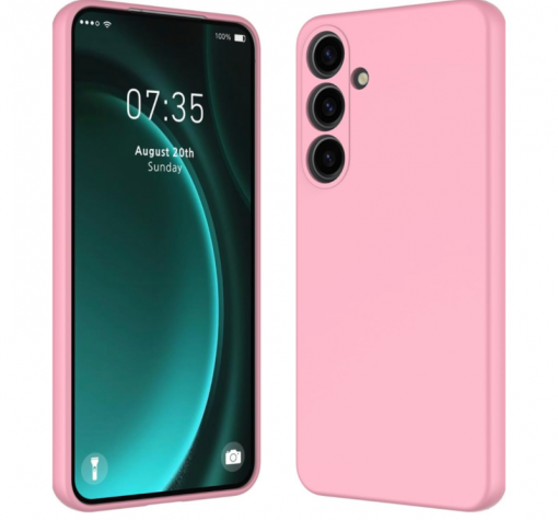 Силиконов калъф / кейс / Nano TPU за Samsung Galaxy S25 - розов гръб със защита за камерата