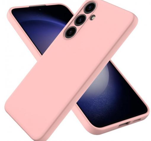 Силиконов калъф / кейс / Nano TPU за Samsung Galaxy S25 Plus - розов гръб със защита за камерата