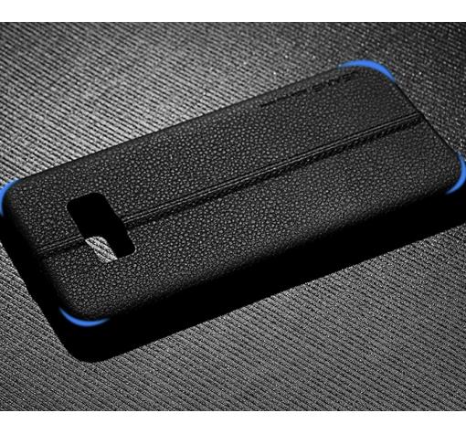Луксозен кожен гръб USAMS Joe Series за Samsung Galaxy S8 G950 - черен