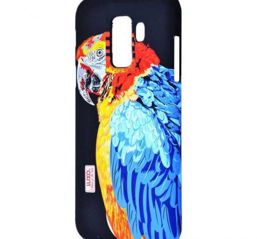 Силиконов калъф / гръб / TPU LUXO за Samsung Galaxy S9 Plus G965 - папагал / цветен