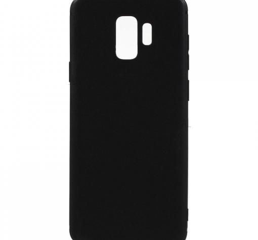 Силиконов калъф / гръб / TPU за Samsung Galaxy S9 G960 - черен / мат
