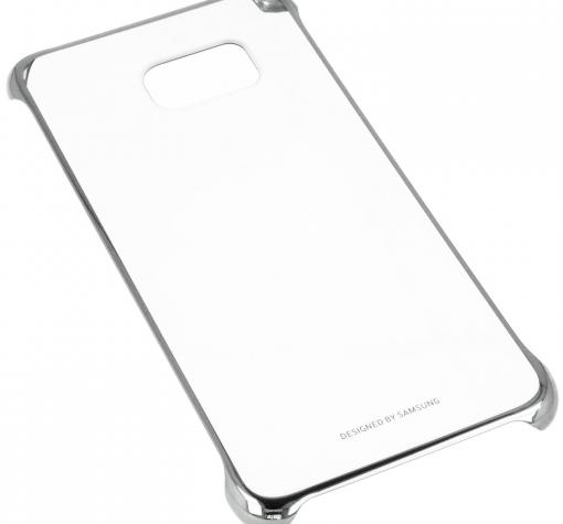 Оригинален твърд гръб Clear Cover EF-QG950 за Samsung Galaxy S8 G950 - прозрачен със сребрист кант