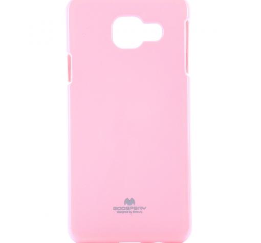 Луксозен силиконов калъф / гръб / TPU Mercury GOOSPERY Jelly Case за Samsung Galaxy A3 2016 A310 - светло розов — снимка 2