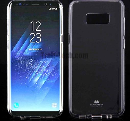 Луксозен силиконов калъф / гръб / TPU Mercury GOOSPERY Jelly Case за Samsung Galaxy S8 Plus G955 - прозрачен