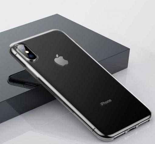 Луксозен силиконов гръб BASEUS Simplicity Series за Apple iPhone XR - прозрачен