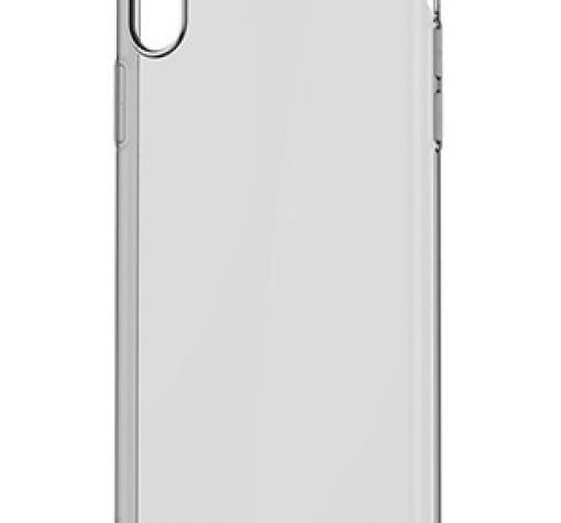 Луксозен силиконов гръб BASEUS Simplicity Series за Apple iPhone XR - черен / прозрачен — снимка 2