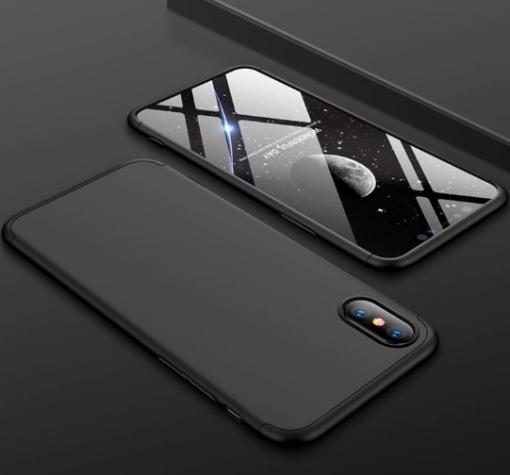 Твърд гръб Magic Skin 360° FULL за Samsung Galaxy A7 2018 A750F - черен