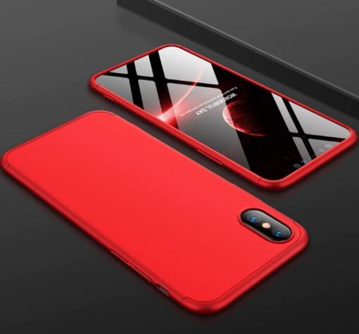 Твърд гръб Magic Skin 360° FULL за Samsung Galaxy A7 2018 A750F - червен