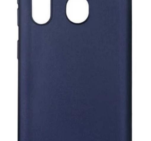 Силиконов калъф / гръб / TPU за Samsung Galaxy A11 - тъмно син / мат