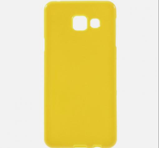 Силиконов калъф / гръб / TPU за Samsung Galaxy A3 2016 A310 - златен / гланц