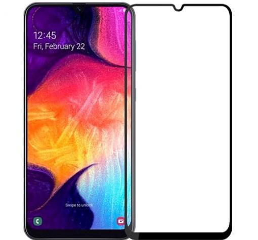 9D full cover Tempered glass Full Glue screen protector Xiaomi Redmi 9A / Извит стъклен скрийн протектор с лепило от вътрешната страна за Xiaomi Redmi 9A - черен — снимка 2