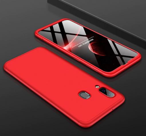 Твърд гръб Magic Skin 360° FULL за Samsung Galaxy A30 - червен