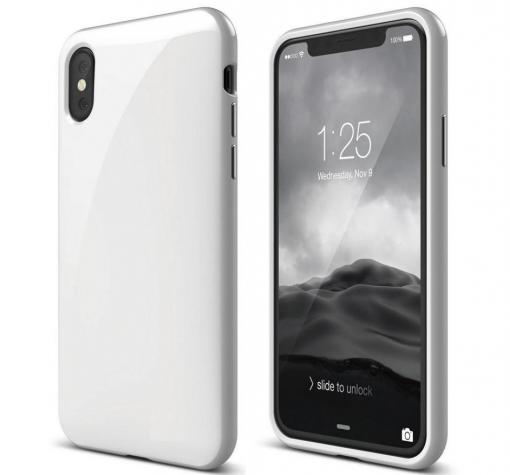 Луксозен силиконов калъф / гръб / TPU за Samsung Galaxy A50 / A50S / A30S - бял / гланц