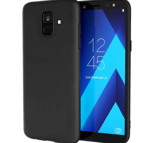 Силиконов калъф / гръб / TPU за Samsung Galaxy A6 2018 A600 - черен