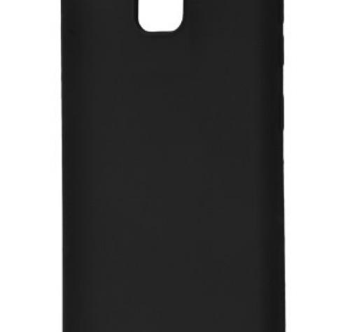 Силиконов калъф / гръб / TPU MOLAN CANO Jelly Case за Samsung Galaxy A6 2018 - черен / мат
