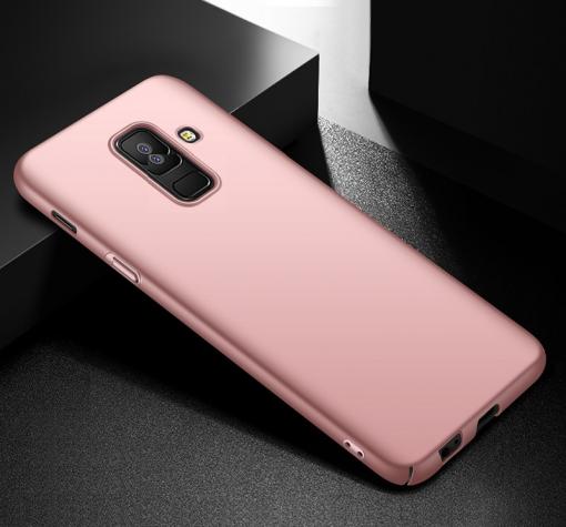 Луксозен твърд гръб за Samsung Galaxy A6 Plus 2018 - Rose Gold