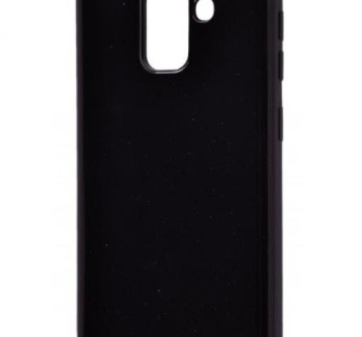 Силиконов калъф / гръб / TPU MOLAN CANO Jelly Case за Samsung Galaxy A8 2018 A530F - черен / брокат