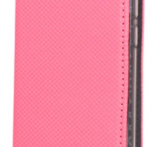 Кожен калъф Magnet Case със стойка за Samsung Galaxy A9 A920F 2018 - розов
