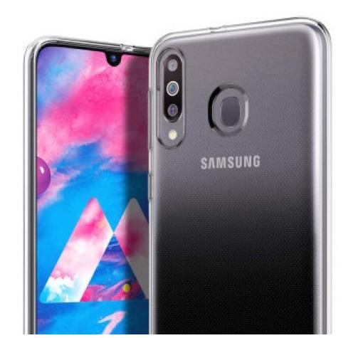 Ултра тънък силиконов калъф / гръб / TPU Ultra Thin за Samsung Galaxy M20 - прозрачен — снимка 2