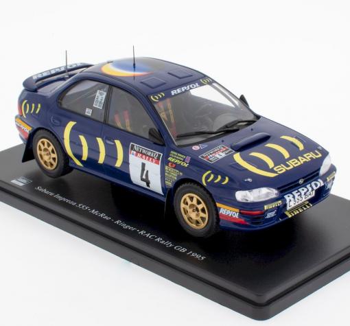 Метална кола Subaru Impreza 555 McRae-Ringer RAC Rally GB 1995 1:24