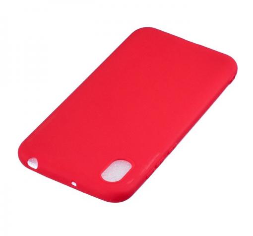 Силиконов калъф / гръб / TPU за Huawei Y5 2019 - червен / мат — снимка 2