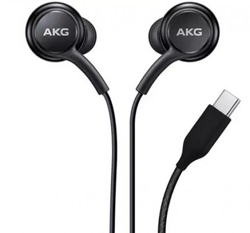 Оригинални стерео слушалки AKG / handsfree / за Samsung Galaxy S24 Ultra Type-C - черни — снимка 2