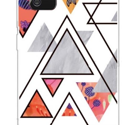 Луксозен силиконов калъф / гръб / TPU Marble за Samsung Galaxy A31 - бял / Cosmo Flowers