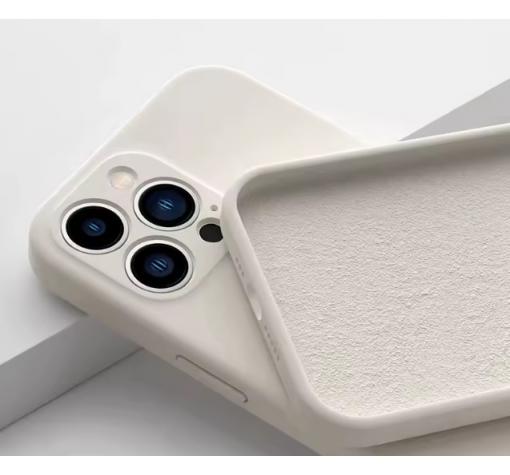 Луксозен гръб / кейс / Smooth Guard Silicone Case с безжично зареждане MagSafe за Apple iPhone 16 Pro Max (6.9) - бял — снимка 3