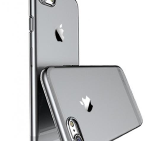 Луксозен силиконов калъф / гръб / TPU USAMS Primary Series за Apple iPhone 7 Plus - прозрачен / черен