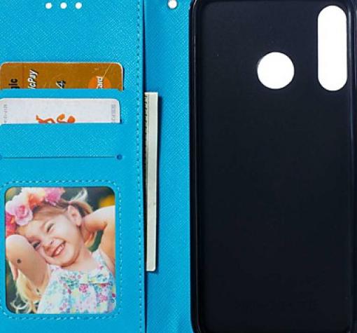 Кожен калъф Flip тефтер Flexi със стойка за Huawei P Smart Z / Y9 Prime 2019 - зелен / Bamboo Panda — снимка 4