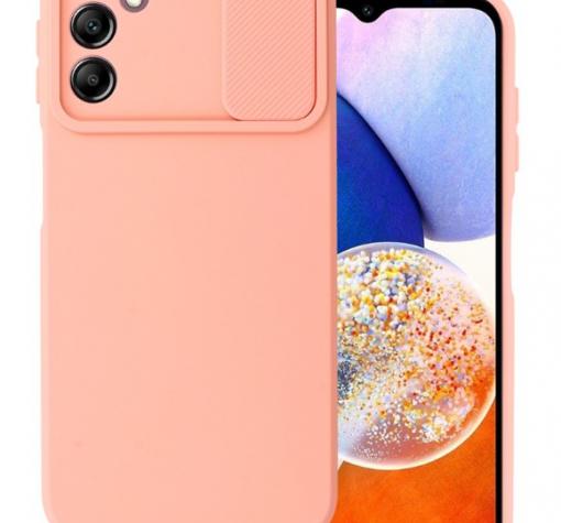 Силиконов калъф / гръб / за Soft Case за Samsung Galaxy A36 5G - прасковен със защита за камерата