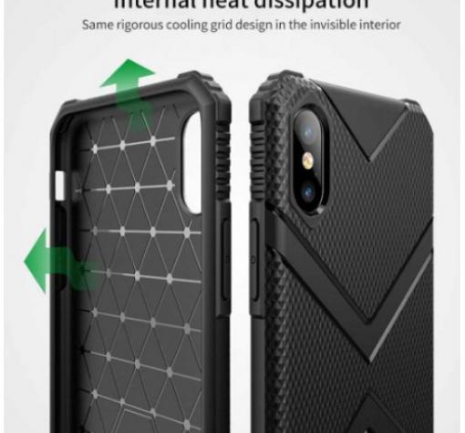 Силиконов калъф / гръб / TPU Hybrid за Huawei P30 Pro - черен / Immortal — снимка 3