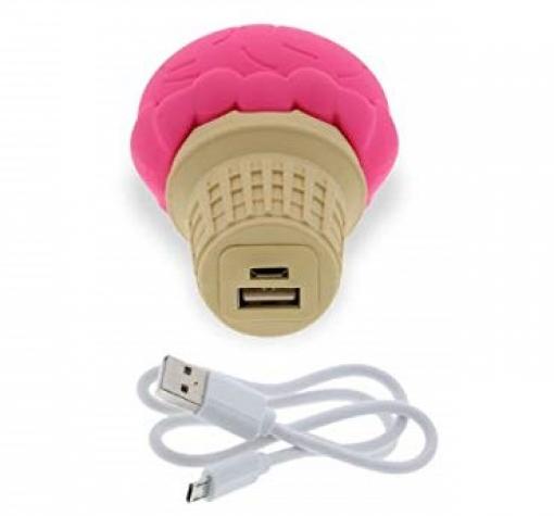 Универсална външна батерия / Universal Power Bank 2.1A Doble USB 8800mAh - Ice Cream — снимка 2