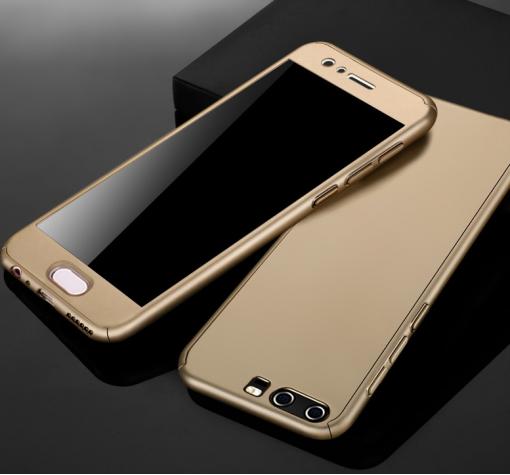 Твърд гръб Magic Skin 360° FULL за Huawei P10 Plus - златист